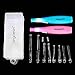 Airgoesin 2 Lighted Tonsil Stone Remove Tool, 10 Tips, Tonsillolith Pick + Case Oral Clean Longer Attachment