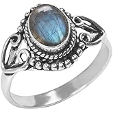 Gemstone Ring, Silver Ring, Silver Overlay Handmade Ring, Bohemian Jewelry, Silver Ring For Women Girls All Size US, Anniversary Gift, Gift For Her, Christmas Gift