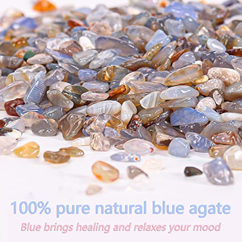 ZqLotXiao Essential Oil Diffusers - Blue Healing Crystal Aromatherapy Diffuser & Cool Mist Humidifier & 7 Colors LED Light ,120ml Ultrasonic Aroma Diffusers for Home Bedroom Small Room