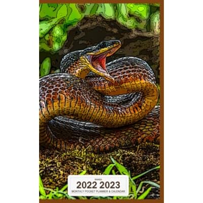 Buy Snake 2022 2023 Monthly Pocket Planner And Calendar: Personal Two Years Monthly Pocket Planner And Calendar From Jun 2022 To Dec 2023, With Password ... Organizer Calendar Gift For Snake Lovers