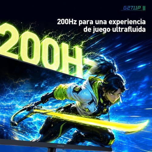 Monitor Gaming 27 Pulgadas FHD 200Hz HDR400 IPS Pantalla G2711P