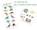 4E's Novelty Cat Eye Glasses with Rhinestones - 50's 60's Retro Glasses 4 Pack, 4 Bonus Sticker
