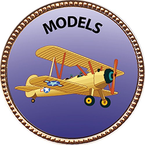 Models Award, 1 inch dia Gold Pin "Creative Arts and Hobbies Collection" by Keepsake Awards - Thumbnail 5