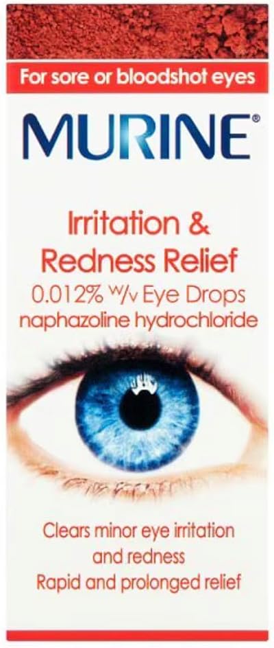 Generic Eye Drops 10ml - Irritation Redness Relief Fast Soothing