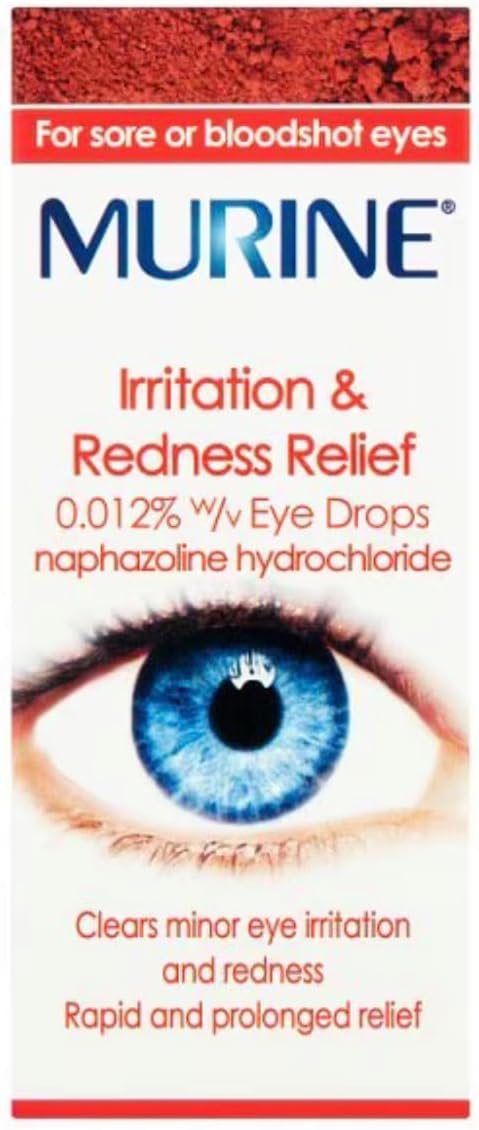 Generic Eye Drops 10ml - Irritation Redness Relief Fast Soothing