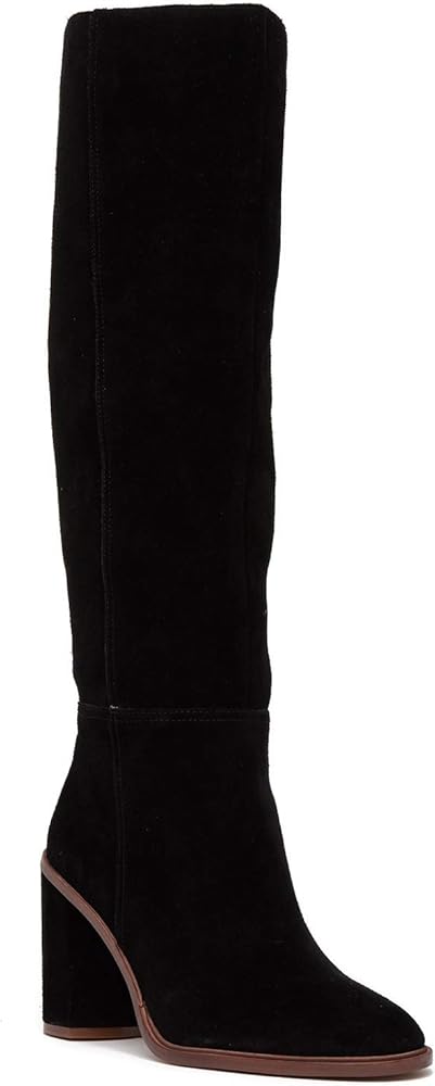 vince camuto suede knee high boots