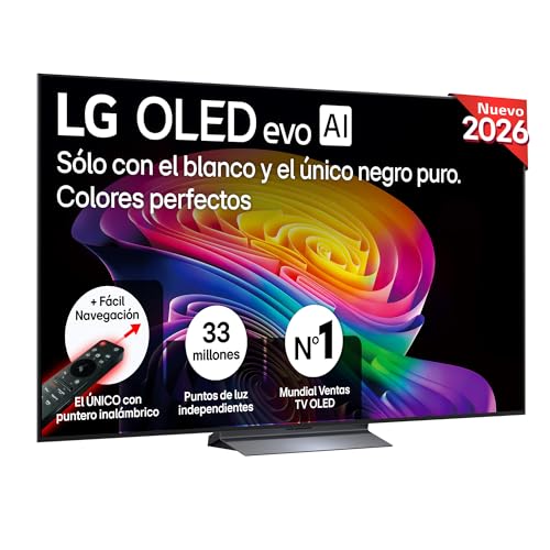 OLED48C64LA - Smart TV OLED EVO AI 48" 4K Sin Reflejos 98.9%, 2026