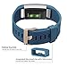 UMAXGET 3-Pack Waterproof Bands Compatible with Fitbit Charge 2, Special Edition Adjustable Replacement Bands for Fitbit Charge 2, Women Men (Small, Plum+Navy blue+Slate)