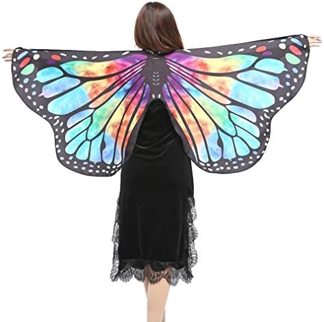 Freeheart Soft Butterfly Wings Fairy Nymph Shawl Scarves Valentine's Day Gift (C4)