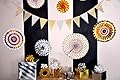 White and Gold Party Pack â€“ Birthday Decorations â€“ New Yearâ€™s Eve Party â€“ Baby Shower â€“ Wedding â€“ Bachelorette - Photo Props