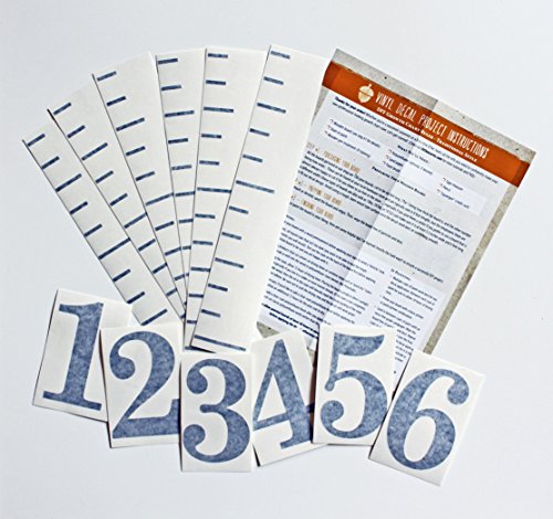 Little Acorns DIY Vinyl Growth Chart Ruler Decal Kit, Jumbo Numbers - Thumbnail 2