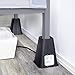 Richard's Homewares Bed Risers with USB Ports and Outlets - 7.25 Inch Furniture Riser Bed Lifts, Heavy Duty Set of 4 Bed, Desk and Furniture Risers, Black.
