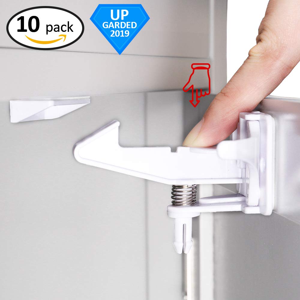 10 Pack Child Safety Cabinet Locks Baby Proof Safety Latches With