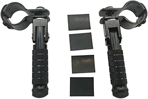 GALEPICK Universal Motorcycle Foldable Pedal Foot Nail, Bicycle Foldable Pedal, 90 Degree Fixed Foldable Pedal Bracket, (0.87-1.1 Inch)