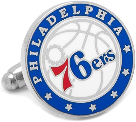 NBA Philadelphia 76ers Cufflinks, Officially Licensed
