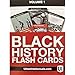 Urban Intellectuals Black History Flashcards - Volume 1 Famous Black Cultural Holiday Trivia Playing Cards Educational Activity for Adults Classroom