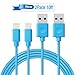iPhone cord Lightning Cable Charger MarchPower 2 Pack 10ft Lightning to USB Cable, Lightning cable for iPhone X 8 8 Plus 7S SE 6s Plus 6 5s 5c 5 iPad Air mini iPod nano touch (Blue)