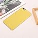 iPhone 6 Case, Ultra Thin Liquid Silicone Gel Rubber Shockproof Case and Ultra Soft Microfiber Cloth Lining Cushion for iPhone 6/6s (Yellow)
