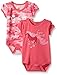 Carhartt Baby Girls' Short Sleeve Bodyshirt, Pink Camo Horse, 24M