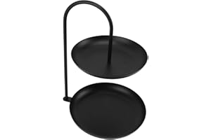 RASTKY Dessert Rack Stylish 2 Tier Iron Display Holder for Party Wedding Home, Sturdy Home Decor for Cosmetics Snacks Station