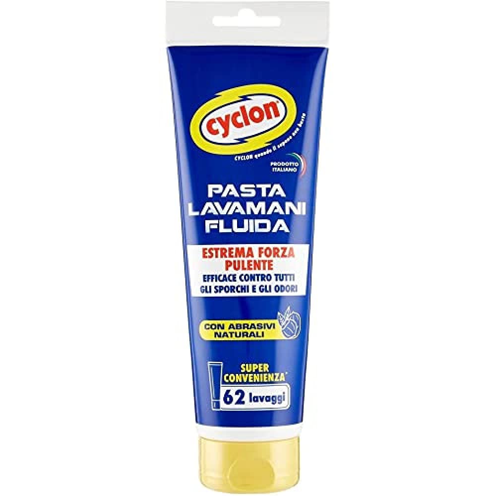 Cyclon Wash Paste Fluid Tube, White, 250 Milliliter