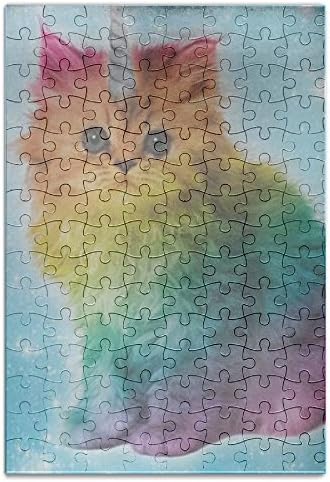 Unicorn Rainbow Kitten 120 Pieces Jigsaw Puzzle A4 Size Best Birthday Gift For Children