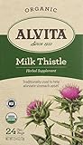 Alvita Organic Herbal Tea Bags, Milk Thistle, 24 Count