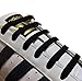 Kicks Adults Black - Tieless Elastic Silicone No Tie Shoelaces