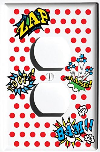 Comic Book Action Words Outlet Covers Superhero Wall Decor Outlet