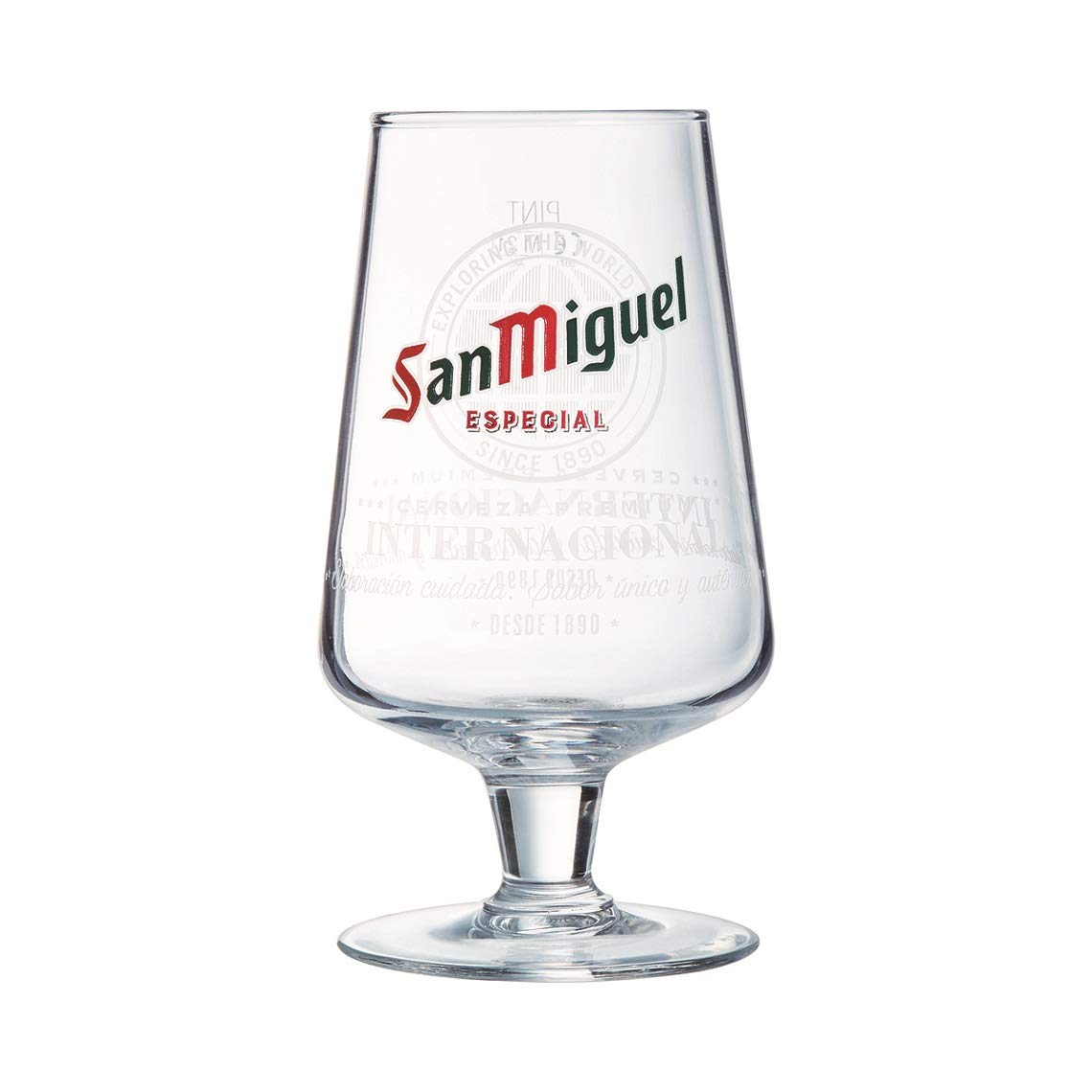 Official Genuine San Miguel 10oz Half Pint Beer Glass, Good for Home, Bar Use Or Even A Gift