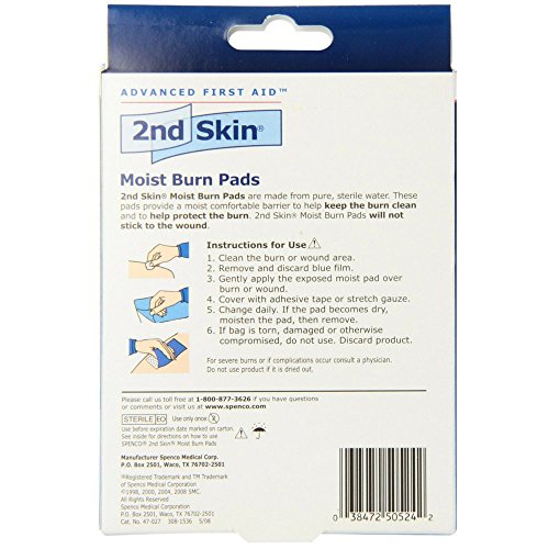 2nd Skin Moist Burn Pads 3 Inches X 4 Inches 3 Each (Pack of 3) Pricepulse 2nd Skin Moist Burn Pads 3 Inches X 4 Inches 3 Each (Pack of 3) Pricepulse
