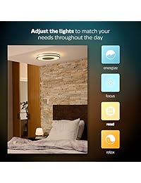 Philips Hue White Ambiance, Luz de Intensidad Regulable LED Smart de Instalación en el Techo (Compatible con  Alexa, Apple HomeKit y  Assistant)