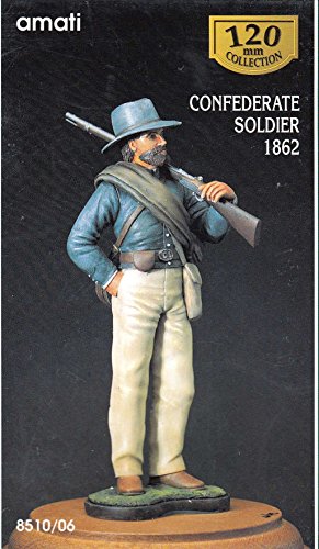 VER8510/06 120mm Verlinden/Amati Figure - Confederate Soldier 1862 [MODEL BUILDING KIT]