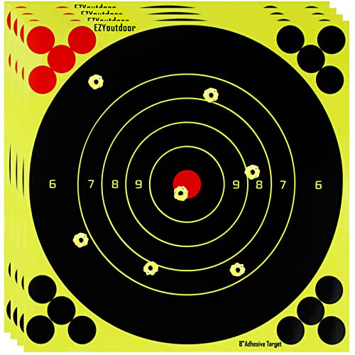 Reactive Targets for Shooting 8 Inch Stick & Splatter Self Adhesive