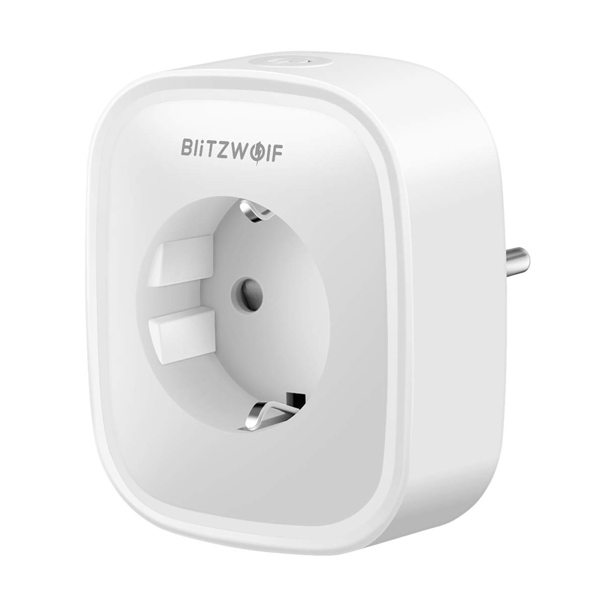 Wifi Steckdose, BlitzWolf Smart Stecker Intelligente WLAN Home Steckdose Kein Hub Erforderlich + App Steuerung mit Timing Funktion Kompatibel mit Amazon Alexa, Google Home und IFTTT [1 Pack]