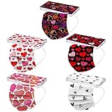 50pc Valentines day disposable face_mask for adults