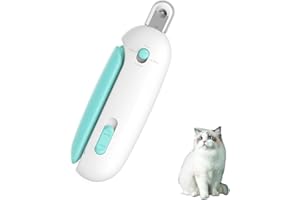 Lyyxjsltd Cat Nail Clippers with Nail File Adjustable Aperture Cat Nail Trimmer for Small Pets Safe and Easy Claw Care Tool f