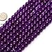 SHG 8mm Round Smooth Purple Jade Agate Beads for Jewerly Making Beads Strand 15 inches Jewelry Making Beads Spacer Beads