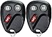 KeylessOption Keyless Entry Remote Control Car Key Fob Replacement for LHJ011 (Pack of 2) primary