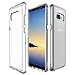 Samsung Galaxy Note8 Case, Ubittek Clear Transparent Slim Anti-Slip Anti-Scratch Cover Soft TPU Frame and Acrylic Hard Back Protective Shock Absorbing Bumper Case for Galaxy Note 8 (Clear)