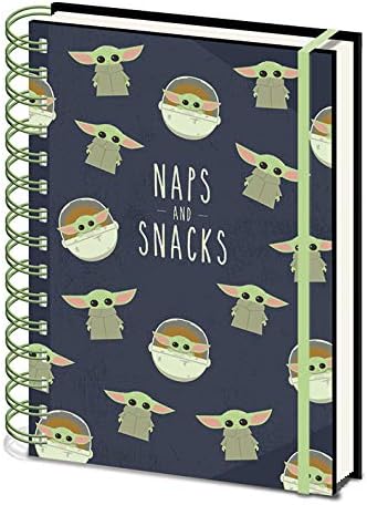 Star Wars - Baby Yoda Naps & Snacks Wiro Notebook, Multicolor