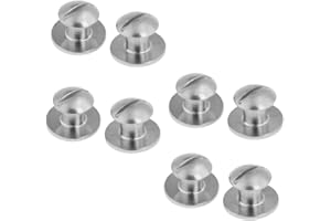 Plauauyt 8 Pack Scuba Book Screws for Back Plate, Underwater Accessories Assembly Attachment Hardware