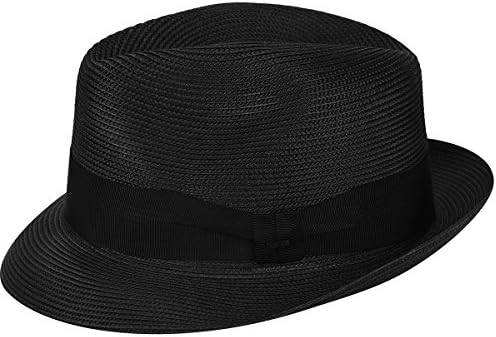 Bailey of Hollywood Men's Tate Fedora, Black, Small at Amazon
