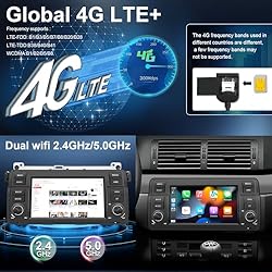 SWTNVIN Android Car Stereo Compatible with BMW 3