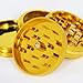 Large Cali Crusher Herb Grinder 4 Piece Gold