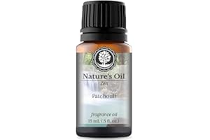 NATURE'S OIL Patchouli Fragrance Oil (15ml) for Diffusers, Soap Making, Candles, Lotion, Home Scents, Linen Spray, Bath Bombs, Slime