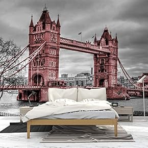 Wall Mural Famous Building Removable Wallpaper Wall Sticker for Bedroom Living Room - 66x96 inches