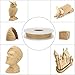 AMOLEN 3D Printer Filament, Wood Color 1.75mm PLA Filament +/- 0.03 mm, 0.5 LBS, Includes Sample Shining Silver &White Flexible Filament.