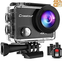 Crosstour Marco Digital de Fotos y Videos Negro 8 Pulgadas 4:3 Widescreen con Control Remoto, Portafotos Digital Pantalla IPS HD, Regalo para Navidad