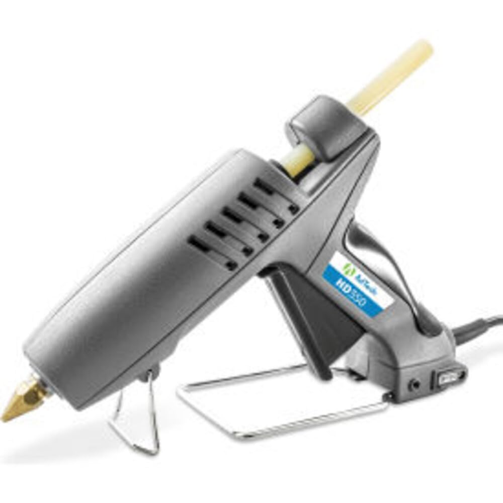 Photo 1 of Adtech Industrial Strength Full Size High-Output Hot Melt Glue Gun – Professional Grade Hot Glue Gun for Carpentry, Repairs & Remodeling, grey, hd 350 (0462)